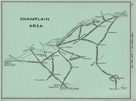 canadian national champlain area map
