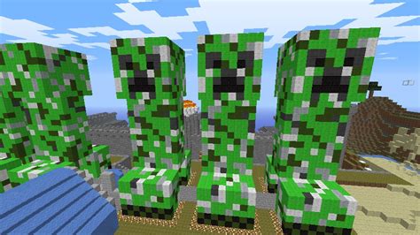 Creeper Statue Minecraft Map