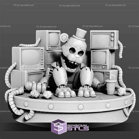 Five Nights at Freddy Freddy Fazbear V2 3D Printer Files | SpecialSTL
