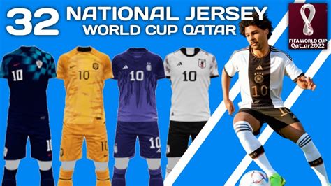 Best Jersey National World Cup Efootball New Update Jersey