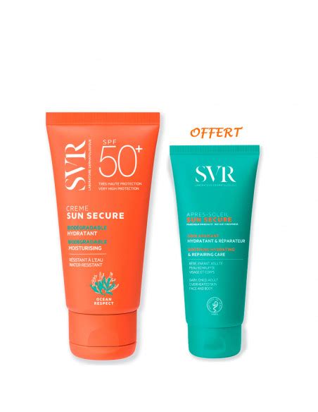 Svr Trousse Sun Secure Spf Cr Me Ml Apr S Soleil Ml Offert