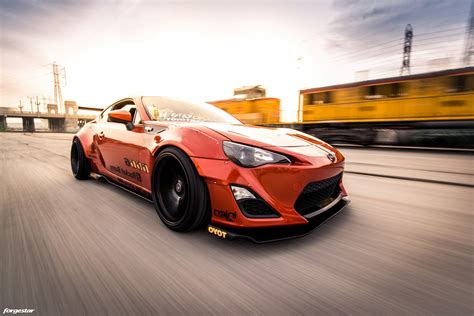 Hot Lava Orange Scion FRS Rocketbunny Forgestar F14 Forgestar