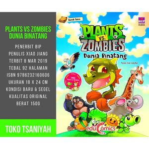 Jual Buku Anak Educomics Plants Vs Zombies Dunia Binatang Komik Edukasi