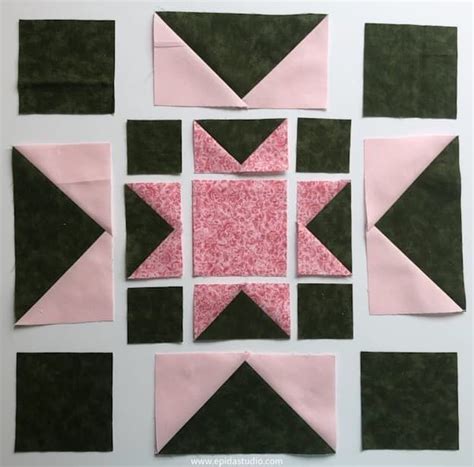 Double Sawtooth Star Quilt Block Artofit