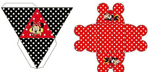 Minnie Mouse Box Template Hacer Cajas De Regalo Moldes Dad