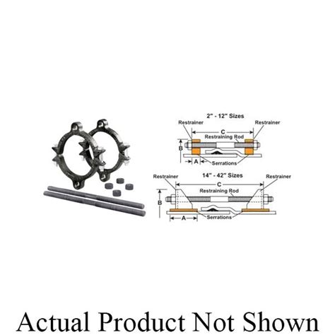 Pace Supply Uni Flange® Joint Restraint 4 In Ductile Iron Steel