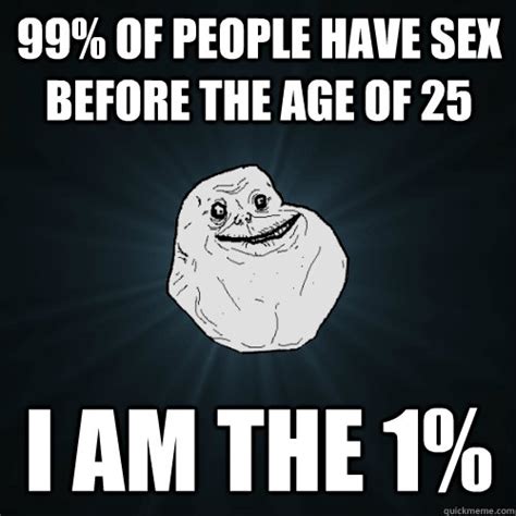Of People Have Sex Before The Age Of I Am The Forever Alone