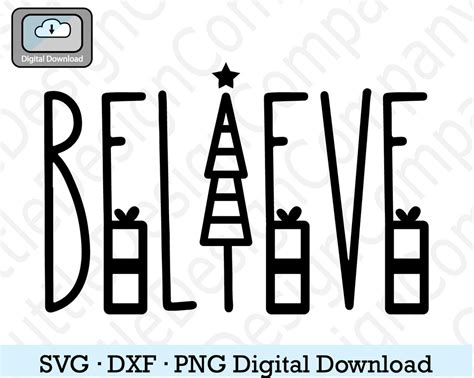 Believe Svg Believe Typography Svg Believe Png. Believe Eps - Etsy