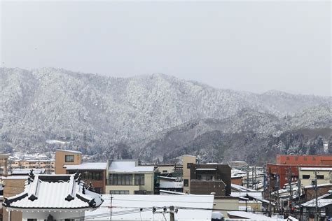 View of the city takayama in Japan in the snow 10325377 Stock Photo at ...