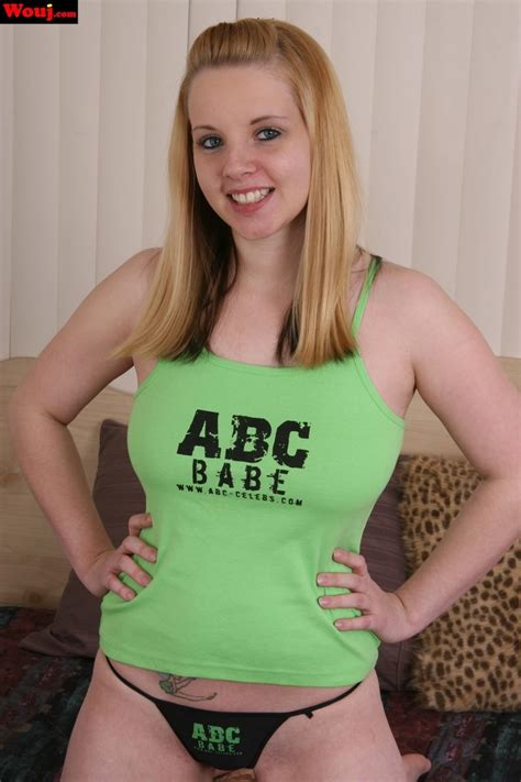 Pretty Blonde Teen Flirts In Green Tank Top 15 Photos