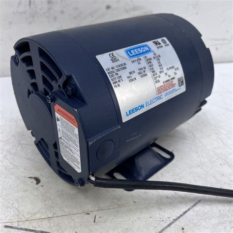 3 4 HP 1725 RPM 115 Volt AC Leeson Electric Motor Bargain Bin