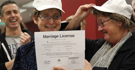 Pot Possession Same Sex Marriage Officially Legal In Washington State Cbs News