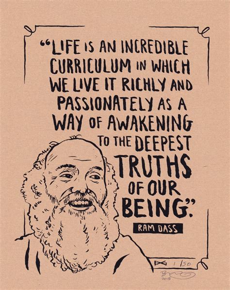 Vintage Ram Dass Screen Print V 2 Ram Dass Deep Truths Screen Printing