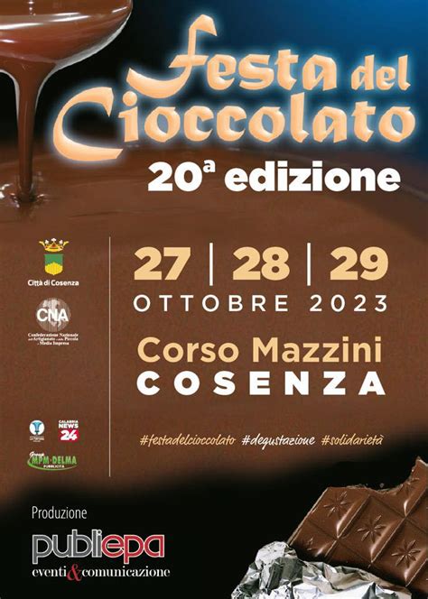 Tutto Pronto A Cosenza Per La Festa Del Cioccolato Cosenza