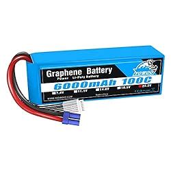 Amazon Yowoo 6S 100C 6000mAh 22 2V Lipo Battery With EC5 Plug RC