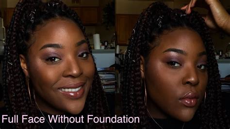 Doing My Makeup Without Foundation Tutorial Dveju Vu Youtube