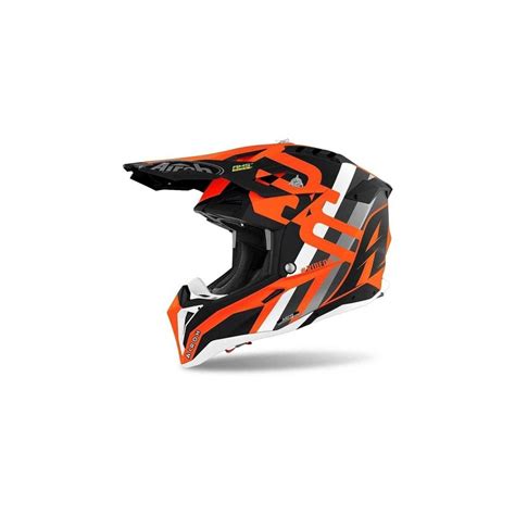 Casco Airoh Aviator Rainbow Arancione Opaco