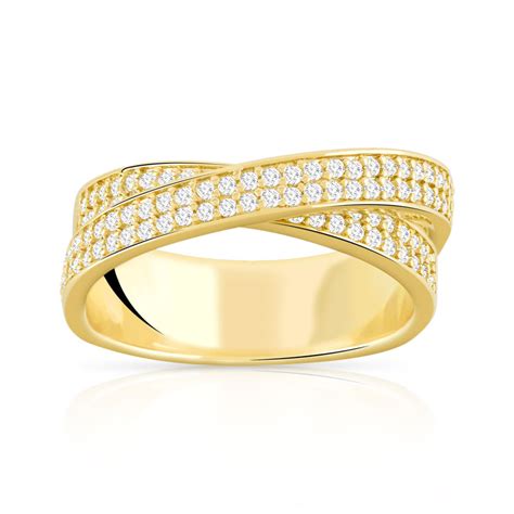 Bague Plaqu Or Zirconia Femme Bague Maty