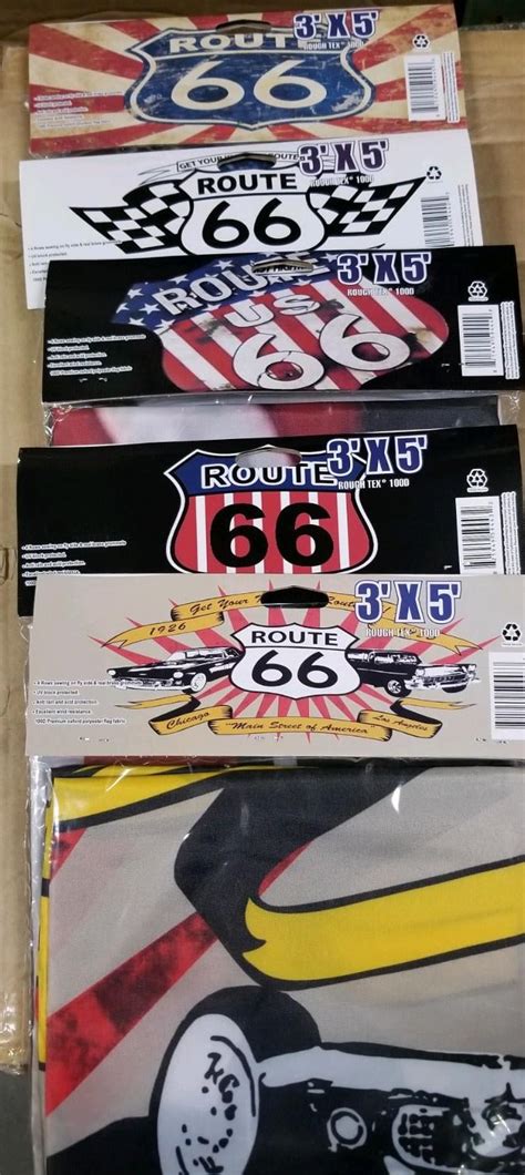 144 Assorted Americas Route 66 Flag 3x5 Feet Flags