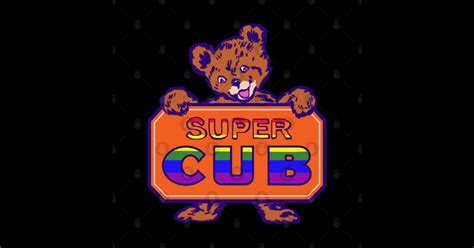 Piper Cub Metal Sign Plate But Super Gay Super Cub Rainbow Pride Flag Gay Cub Sticker