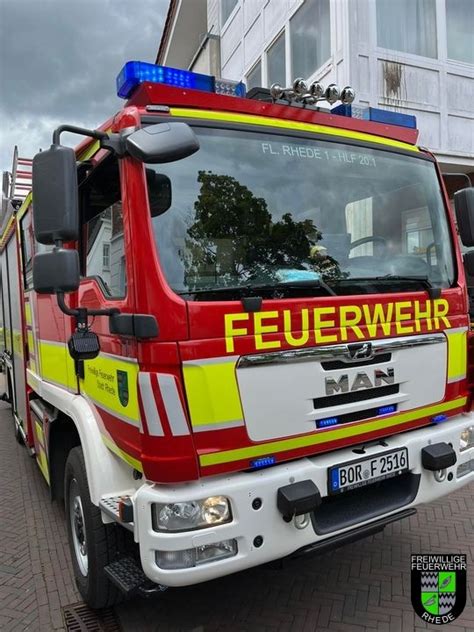 Feuer Hrm Feuerwehr Rhede