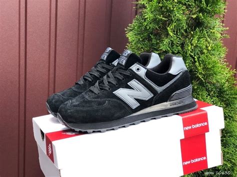 Кроссовки женские New Balance 574, черные, замш: 1650 грн - кроссовки ...