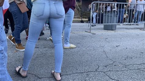 Her Ass Was So Tight The These Light Blue Jeans Tight Jeans Forum
