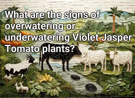 What Are The Signs Of Overwatering Or Underwatering Violet Jasper Tomato Plants Agriculture