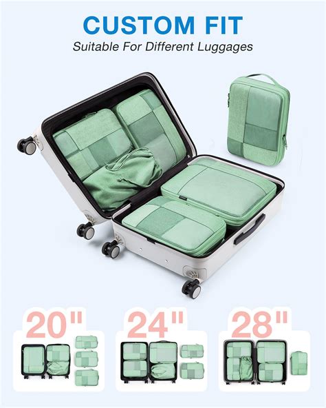 Snapklik Bagsmart Compression Packing Cubes For Suitcase Set