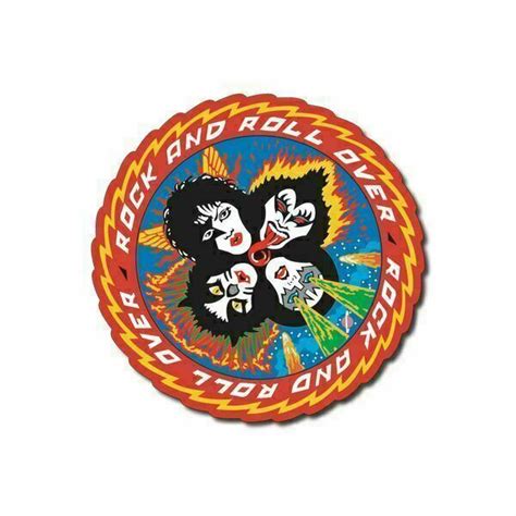 Kiss Rock And Roll Over Sticker Decal Band Music Classic Laptop Cd Album Ebay