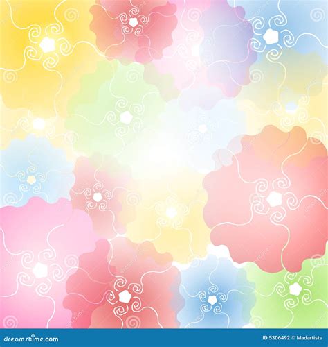 Pastel Flower Blossoms Background Stock Photography - Image: 5306492