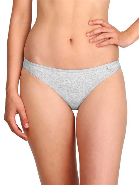 Buy Jockey Women S Cotton Bikinis Pack Of JOCKEY WOMEN BIKINI SS Light Grey Large At