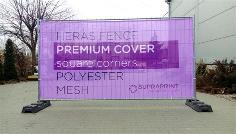 Heras Fence Banners Covers And Scrims For Construction Site Advertising