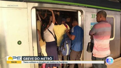 Metrô do Recife volta a funcionar normalmente após 25 dias de greve