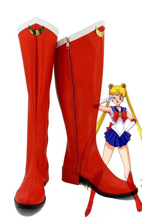 Sailor Moon Usagi Tsukino Cosplay Shoes Boots Custom Made In Shoes From Novelty And Special Use On