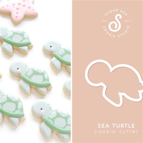 Sea Turtle Cookie Cutter Etsy