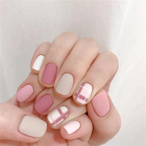 Korean Nail Art Idea Labeaunail Akiwarinda Nailpolish Korean Nail