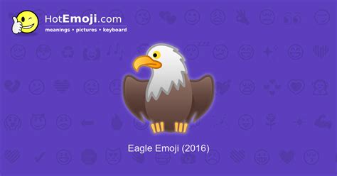 🦅 Eagle Emoji Meaning with Pictures: from A to Z