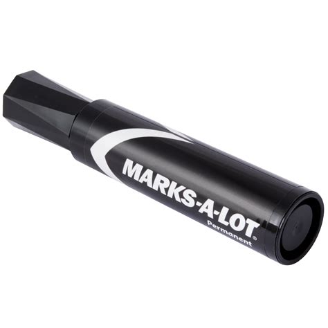 Avery 24148 Marks A Lot Jumbo Black Chisel Tip Desk Style Permanent Marker