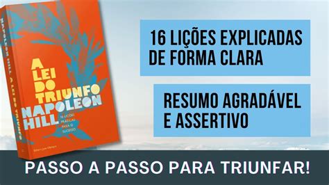 A Lei do Triunfo Resumo Mapa de 16 lições Napoleon Hill YouTube