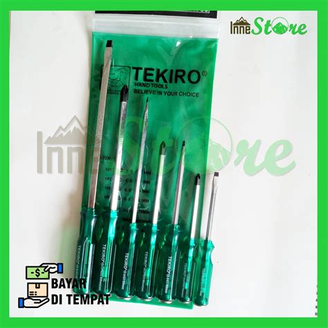 Jual Obeng Ketok Tekiro Set Pcs Obeng Getok Tekiro Original Shopee