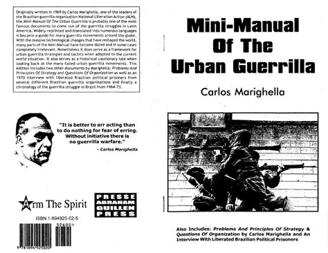 Mini-Manual of the Urban Guerrilla by Carlos Marighella - LaSorsa ...