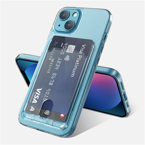 High Transparency Card Slot Anti Fall TPU PC Mobile Phone Case Airbag