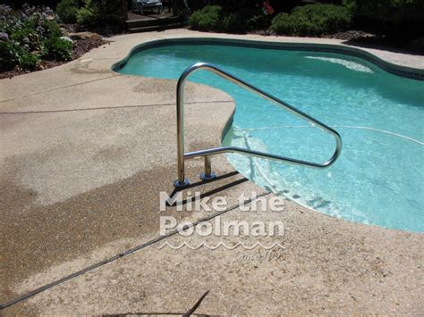 Swimming Pool & Spa Hand Rail Installation • Mike the Poolman