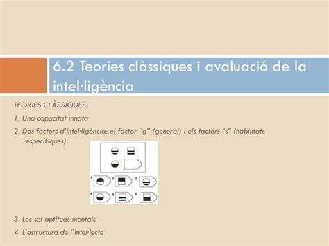 T6 La Intel·ligÈncia Ppt Descargar