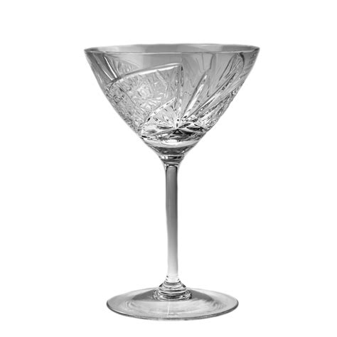 Kryszta Owe Kieliszki Do Martini Sztuk Lida Niemen Crystal