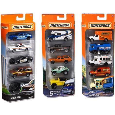 Matchbox Carrinho - Carrinho Matchbox Com 5 Carrinho Sortidos 1 Cx C/5 - Mattel - Carrinho ...
