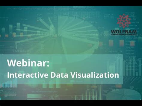 Interactive Data Visualization Webinar Recording YouTube