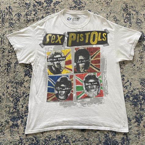 Sex Pistol Graphic T Shirt Features Sex Pistol Band Depop
