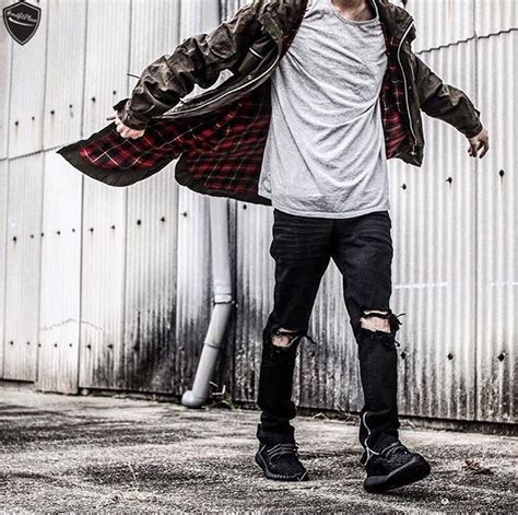 Non Binary Fashion Inspiration Mens Fashion Grunge Bad Boy Style